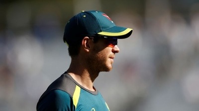 FILE PHOTO:  Cricket - Ashes 2019 - Fifth Test - England v Australia - Kia Oval, London, Britain - September 14, 2019  Australia's Tim Paine during the warm up before the match   Action Images via Reuters/Andrew Boyers/File photo (Action Images via Reuters)