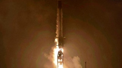 The DART Spacecraft takes off onboard a SpaceX rocket from California. AFP The DART Spacecraft takes off onboard a SpaceX rocket from California. AFP