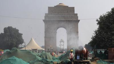 The 4pm average air quality index in Delhi was recorded at 361 on Wednesday, compared to 290 on Tuesday even as the forecasting agencies said that similar meteorological conditions over the next two days may keep the air in the very poor zone. (AP) The 4pm average air quality index in Delhi was recorded at 361 on Wednesday, compared to 290 on Tuesday even as the forecasting agencies said that similar meteorological conditions over the next two days may keep the air in the very poor zone. (AP)