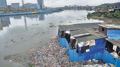 The order is subject to the orders of the Supreme Court which is pending. NGT on Wednesday ordered the Brihanmumbai Municipal Corporation (BMC) to deposit within three months an environmental penalty of ₹28.20 crores to the Central Pollution Control Board (CPCB) for discharging raw sewage into the city creeks, rivers and drains. (HT PHOTO) The order is subject to the orders of the Supreme Court which is pending. NGT on Wednesday ordered the Brihanmumbai Municipal Corporation (BMC) to deposit within three months an environmental penalty of ₹28.20 crores to the Central Pollution Control Board (CPCB) for discharging raw sewage into the city creeks, rivers and drains. (HT PHOTO)