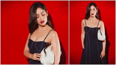 Yami Gautam picked this outfit from the shelves of the clothing line LOVEBIRDS. The dress cost <span class='webrupee'>₹</span>16,900/- (Instagram/@yamigautam) Yami Gautam picked this outfit from the shelves of the clothing line LOVEBIRDS. The dress cost <span class='webrupee'>₹</span>16,900/- (Instagram/@yamigautam)