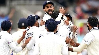 Indian cricket team (AP) Indian cricket team (AP)