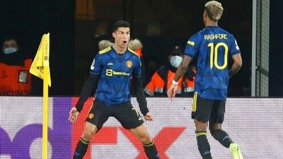 Champions League: New manager, same performance level as Cristiano Ronaldo again masks Manchester United flaws (AP) Champions League: New manager, same performance level as Cristiano Ronaldo again masks Manchester United flaws (AP)