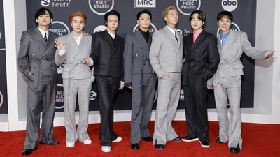BTS bags one nomination at Grammys 2022. (AFP) BTS bags one nomination at Grammys 2022. (AFP)