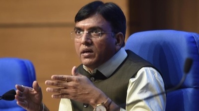India’s health minister Mansukh Mandaviya at a press conference in New Delhi. (Arvind Yadav/HT PHOTO) India’s health minister Mansukh Mandaviya at a press conference in New Delhi. (Arvind Yadav/HT PHOTO)