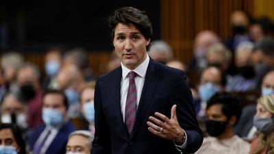 Canada’s Prime Minister Justin Trudeau addresses the House of Commons on Parliament Hill in Ottawa, Ontario. The Indo-Pacific region will be a core component of Canada government’s foreign affairs policy as evidenced by its mention in the agenda before the new parliament. (REUTERS) Canada’s Prime Minister Justin Trudeau addresses the House of Commons on Parliament Hill in Ottawa, Ontario. The Indo-Pacific region will be a core component of Canada government’s foreign affairs policy as evidenced by its mention in the agenda before the new parliament. (REUTERS)