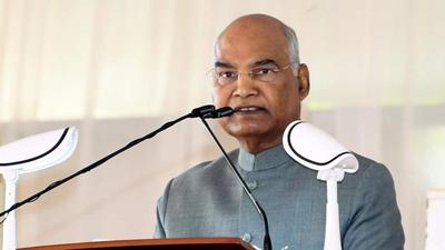 President Ram Nath Kovind at an event in Kanpur on Wednesday. (ANI PHOTO) President Ram Nath Kovind at an event in Kanpur on Wednesday. (ANI PHOTO)