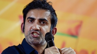 According to news agency ANI which quoted the Delhi police, Gambhir received the second death threat along with a video containing footage from outside his residence attached with it. (File image) According to news agency ANI which quoted the Delhi police, Gambhir received the second death threat along with a video containing footage from outside his residence attached with it. (File image)