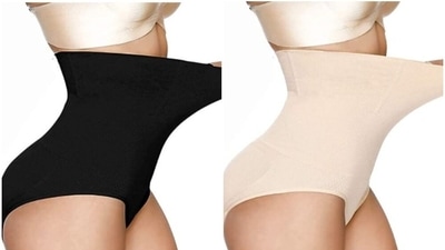 Buy Comfortable High Waist Shapewear With Anti Rolling Strip Tummy Control  Tucker Online In India At Discounted Prices