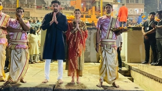 Ahan Shetty Tara Sutaria 1637771252459 1637771260998 Tadap has been directed by Milan Luthria and written by Rajat Arora.