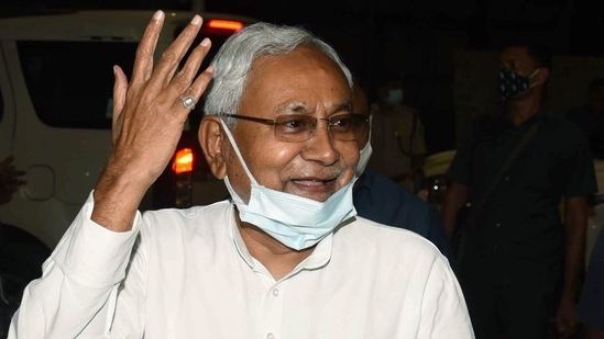 Bihar chief minister Nitish Kumar's and the JD(U)’s report card for the past 15 years will be presented on all platforms on the occasion.(ANI file photo)