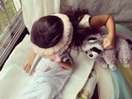 Neha Dhupia shares her daughter Mehr Dhupia pictures on Instagram.(Instagram)
