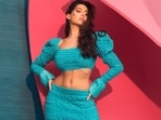 Whether it is in ethnic wear or a western style, Nora Fatehi knows how to give a sexy spin to every ensemble and this Thursday was no different as she dolled up for a shoot in a blue body-hugging co-ord set.(Instagram/norafatehi) Whether it is in ethnic wear or a western style, Nora Fatehi knows how to give a sexy spin to every ensemble and this Thursday was no different as she dolled up for a shoot in a blue body-hugging co-ord set.(Instagram/norafatehi)