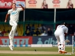 New Zealand's Kyle Jamieson celebrates the dismissal of India's Shubman Gill(ANI) New Zealand's Kyle Jamieson celebrates the dismissal of India's Shubman Gill(ANI)