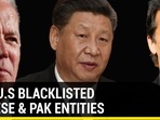 WHY U.S BLACKLISTED CHINESE & PAK ENTITIES WHY U.S BLACKLISTED CHINESE & PAK ENTITIES