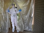 A medical staff wearing personal protective equipment leaves the intensive care unit in one of the hospitals, which treats patients with Covid-19 coronavirus in Kiev.(AFP) A medical staff wearing personal protective equipment leaves the intensive care unit in one of the hospitals, which treats patients with Covid-19 coronavirus in Kiev.(AFP)
