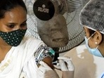 Over 18.5 lakh inoculated in MP during mega Covid-19 vaccination drive. (Representative image)(Santosh Kumar /HT)