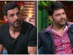 John Abraham and Kapil Sharma in the new promo for The Kapil Sharma Show. John Abraham and Kapil Sharma in the new promo for The Kapil Sharma Show.