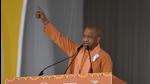 Uttar Pradesh chief minister Adityanath Yogi addresses a gathering at the foundation stone laying ceremony of Noida international airport in Greater Noida on Thursday. (Sunil Ghosh/HT Photo) Uttar Pradesh chief minister Adityanath Yogi addresses a gathering at the foundation stone laying ceremony of Noida international airport in Greater Noida on Thursday. (Sunil Ghosh/HT Photo)