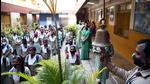 As the state government has allowed the reopening of offline classes for Class 1 to 7 in urban areas from December 1, schools say that it is a short period and have insisted on a smooth transition for the students and parents and continuation of the hybrid teaching mode for a while. (HT PHOTO) As the state government has allowed the reopening of offline classes for Class 1 to 7 in urban areas from December 1, schools say that it is a short period and have insisted on a smooth transition for the students and parents and continuation of the hybrid teaching mode for a while. (HT PHOTO)