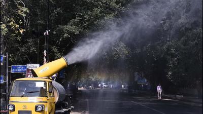 71 air purifiers have been installed in different parts of Gurugram, particularly in new sectors, said officials. (Vipin Kumar/HT) 71 air purifiers have been installed in different parts of Gurugram, particularly in new sectors, said officials. (Vipin Kumar/HT)