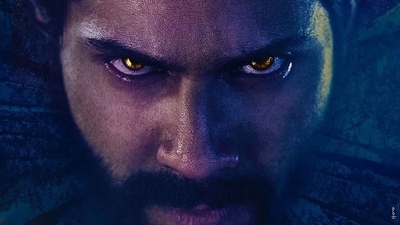 Varun Dhawan's upcoming film, Bhediya's first poster is released. (Instagram) Varun Dhawan's upcoming film, Bhediya's first poster is released. (Instagram)