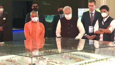 "The agricultural potential of Western UP will witness a sharp rise and help the small farmers in exporting goods easily, efficiently and instantly," PM Modi added. (ANI)