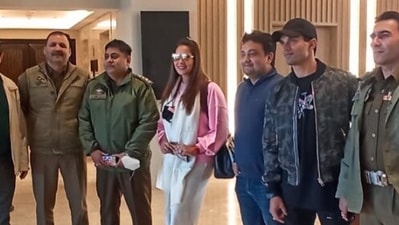 Bipasha Basu called her journey a "Magical Darshan" and thanked the Vaishno Devi Shrine Board and the Jammu Police for their "amazing work." (Instagram/@bipashabasu)