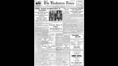 A screengrab of the Hindustan Times on November 26, 1949.