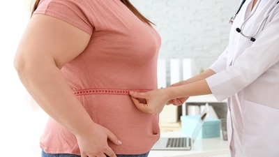BMI – an indicator of body fat based on the height and weight of a person – between 18.5 and 24.9 is considered healthy, and between 25 and 29.9 is considered overweight. That over 30 is considered obese. (Representational image/Shutterstock) BMI – an indicator of body fat based on the height and weight of a person – between 18.5 and 24.9 is considered healthy, and between 25 and 29.9 is considered overweight. That over 30 is considered obese. (Representational image/Shutterstock)