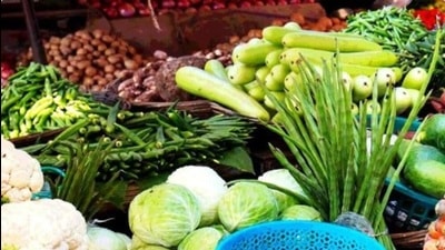 Prices of almost all vegetables, which are brought from outside the state, have nearly doubled this month (HT File Photo)