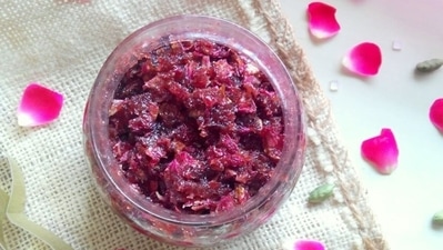 Gulkand recipe to keep digestive issues at bay (Pinterest/Poonam Bachhav) Gulkand recipe to keep digestive issues at bay (Pinterest/Poonam Bachhav)