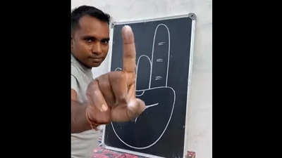 This art teacher, Chandan, uploads easy drawing tutorials. (instagram/@chandanartacademy) This art teacher, Chandan, uploads easy drawing tutorials. (instagram/@chandanartacademy)