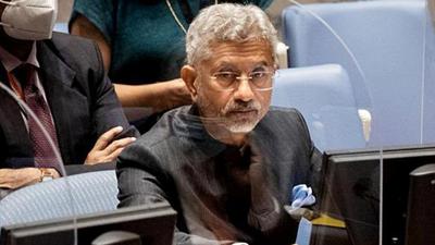 External Affairs Minister S Jaishankar will pass on the chairmanship of RIC to China’s foreign minister Wang Yi for the next one year following Friday’s meeting. (ANI PHOTO.)