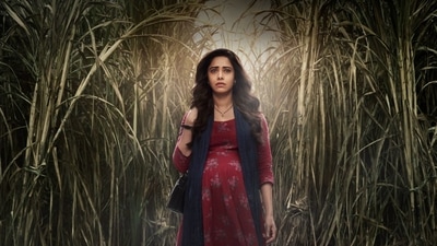 Chhorii movie review: Nushrratt Bharuccha plays a pregnant woman in the movie. Chhorii movie review: Nushrratt Bharuccha plays a pregnant woman in the movie.