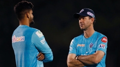 Ricky Ponting and Shreyas Iyer. (Twitter) Ricky Ponting and Shreyas Iyer. (Twitter)