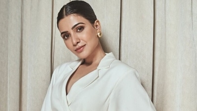 Samantha Ruth Prabhu clicked at an interview. Samantha Ruth Prabhu clicked at an interview.
