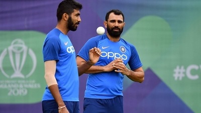 Jasprit Bumrah and Mohammed Shami. (Getty) Jasprit Bumrah and Mohammed Shami. (Getty)