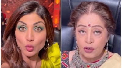 Shilpa Shetty’s new video featured Kirron Kher. Shilpa Shetty’s new video featured Kirron Kher.