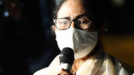 West Bengal chief minister and TMC supremo Mamata Banerjee speaks to reporters after meeting with Prime Minister Narendra Modi in New Delhi on Wednesday. (ANI)