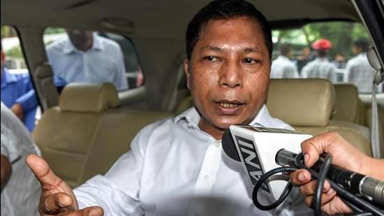 A file photo of former Meghalaya CM Mukul Sangma in New Delhi. (ANI) A file photo of former Meghalaya CM Mukul Sangma in New Delhi. (ANI)