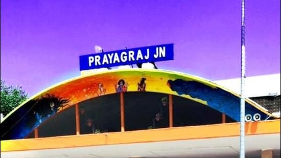 Prayagraj Junction railway station will soon get airport like facilities. (HT File)