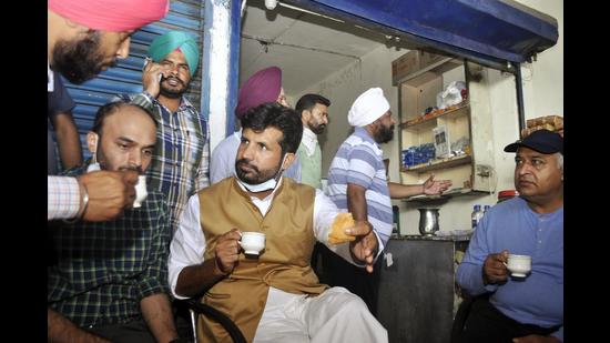 Punjab transport minister Amrinder Singh Raja Warring in a file photo.