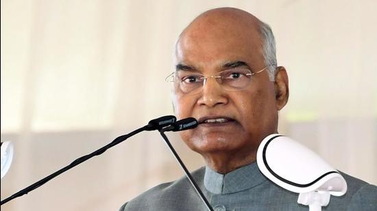 A recent photo of Indian President Ram Nath Kovind at an event in Kanpur. (ANI)