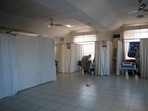 Healthcare workers assist patients being treated at a makeshift hospital run by charity organisation The Gift of the Givers, during the coronavirus disease (Covid-19) outbreak at Johannesburg in South Africa.&nbsp;