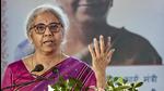 Union finance minister Nirmala Sitharaman at a function in Lucknow on Friday. (PTI PHOTO) Union finance minister Nirmala Sitharaman at a function in Lucknow on Friday. (PTI PHOTO)