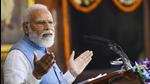 Prime Minister Narendra Modi addressing during the Constitution Day event at Parliament House in New Delhi on Friday. (PIB) Prime Minister Narendra Modi addressing during the Constitution Day event at Parliament House in New Delhi on Friday. (PIB)