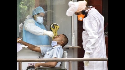 Punjab’s highest daily testing was recorded at 82,000 during the second wave of the Covid-19 pandemic. Punjab’s highest daily testing was recorded at 82,000 during the second wave of the Covid-19 pandemic.