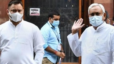 Tejashwi Yadav (left) and Nitish Kumar (PTI) Tejashwi Yadav (left) and Nitish Kumar (PTI)