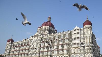 The Taj Mahal Palace Hotel, one of the sites of the 26/11 Mumbai terror attacks, on the eve of the 13th anniversary of the deadly strikes on Thursday. (Bhushan Koyande/ HT Photo) The Taj Mahal Palace Hotel, one of the sites of the 26/11 Mumbai terror attacks, on the eve of the 13th anniversary of the deadly strikes on Thursday. (Bhushan Koyande/ HT Photo)